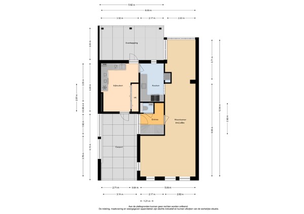Floorplan - Gildebongerd 28, 7038 DE Zeddam